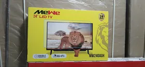 MeWe 24" LED TV (Model MW240AGH) – Double Tempered Glass