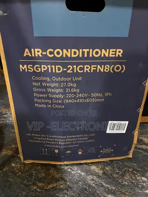 Midea Air Conditioner 24,000 BTU Split Powerful Cooling 3250W Original