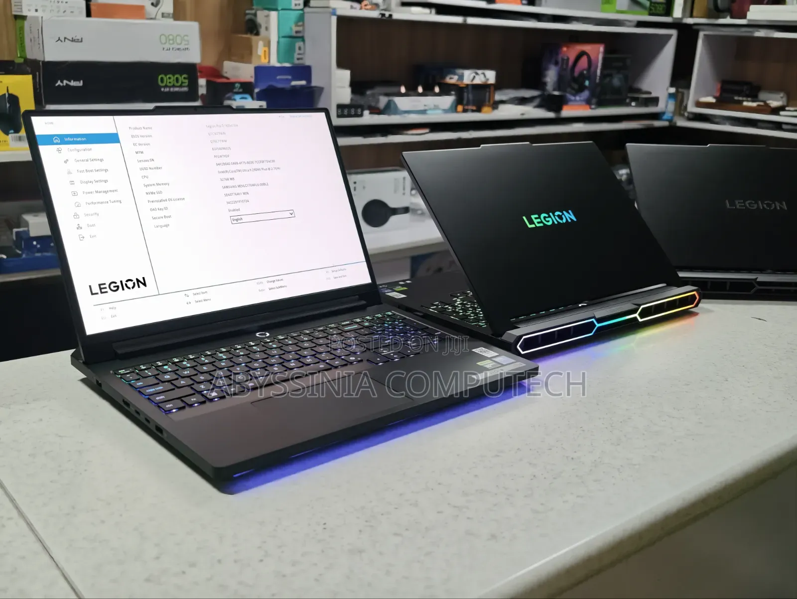 New Laptop Lenovo Legion Pro 7 32GB Intel Core Ultra 9 SSD 1T