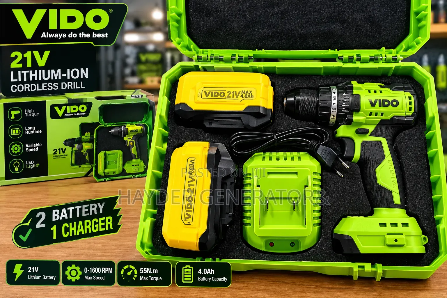 Cordless Drill 21v