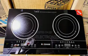 Roshan Electric Stove Original Digital Touch Stove– 2000W, 2Hot Plate