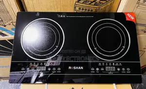 Roshan Electric Stove Original Digital Touch Stove– 2000W, 2Hot Plate