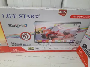 Life New 2026 Premium Series Smart TV 55 Inch Doubel Gelass Hifi Speak