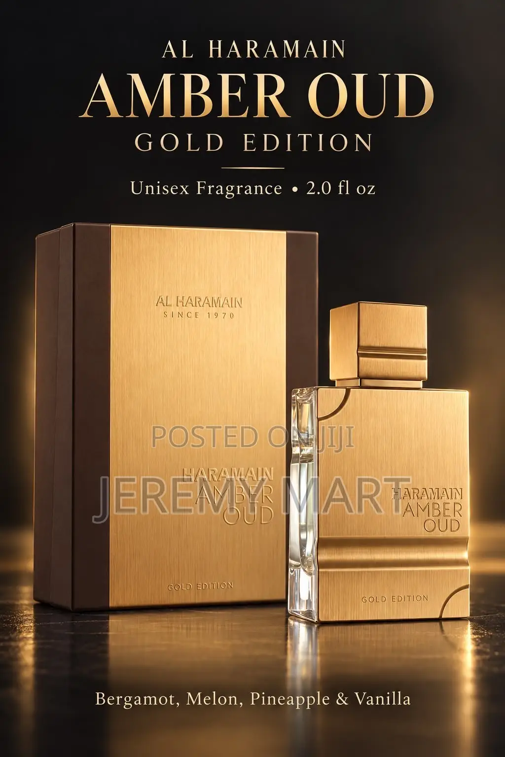 Al Haramain Oud Gold Edition Mens Perfume