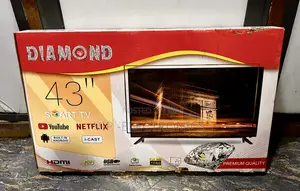 Diamond TV 43 Inch Smart LED TV – Modern Home Entertainment Television