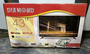 Diamond TV 43 Inch Smart LED TV – Modern Home Entertainment Television