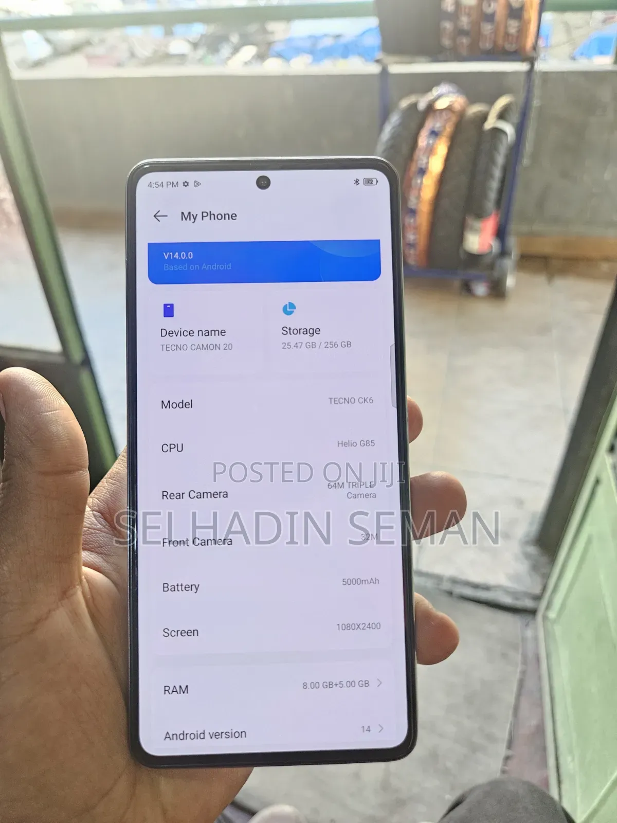 Tecno Camon 20 256 GB Blue