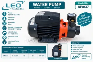 Water Pump 0.5 HP