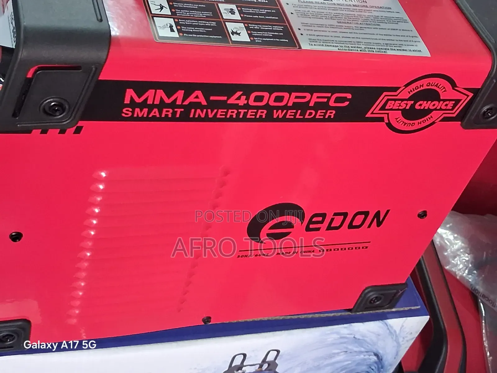 የኤዶን ብየዳ ማሽን Edon MMA-400PFC Inverter Welder (400 Amps)