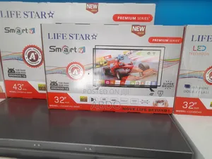 Life Star Smart TV 32 Inch Doubel Gelass 2026 New Premium Series Hifi