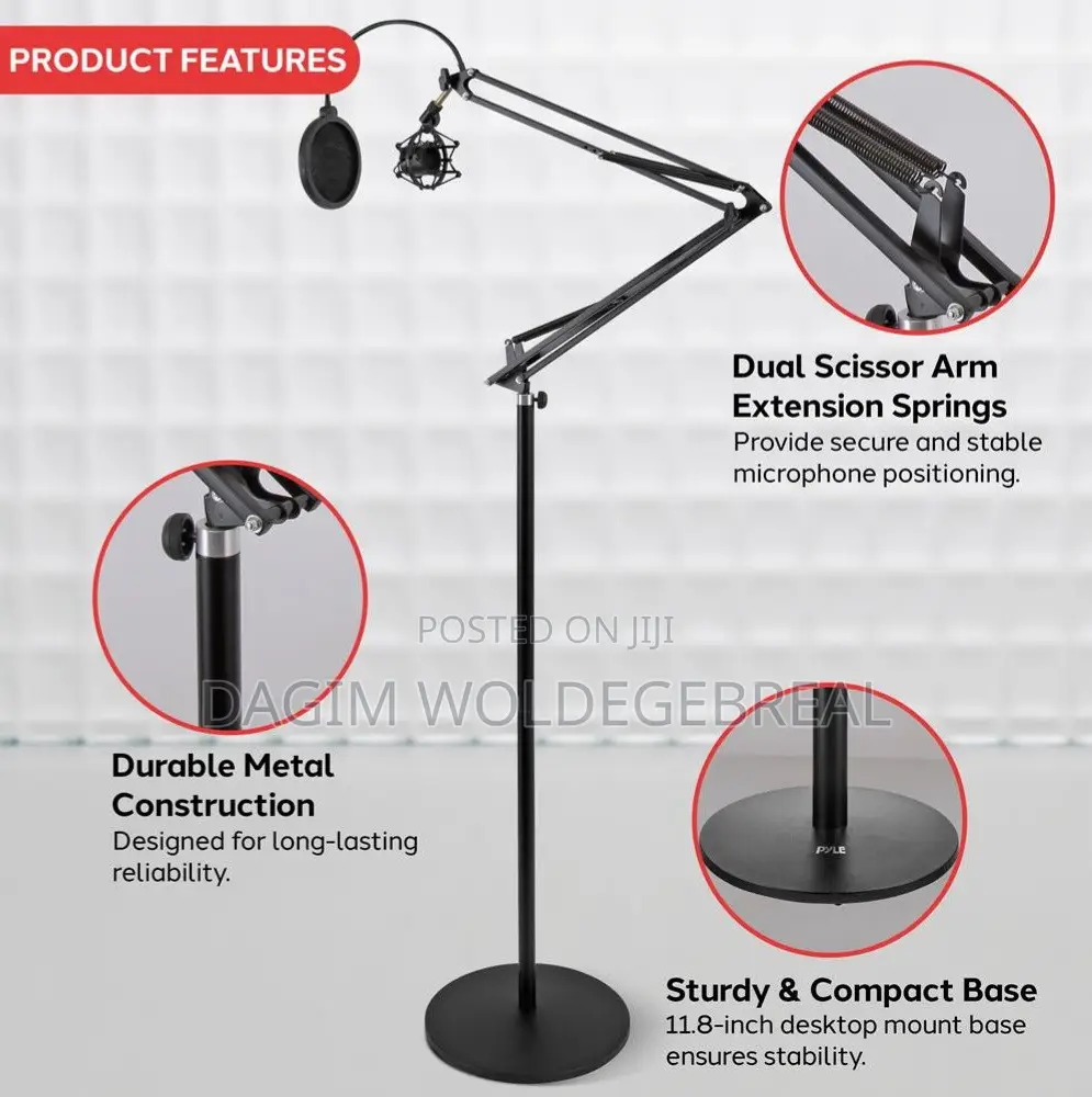 Professional Boom Mic Stand