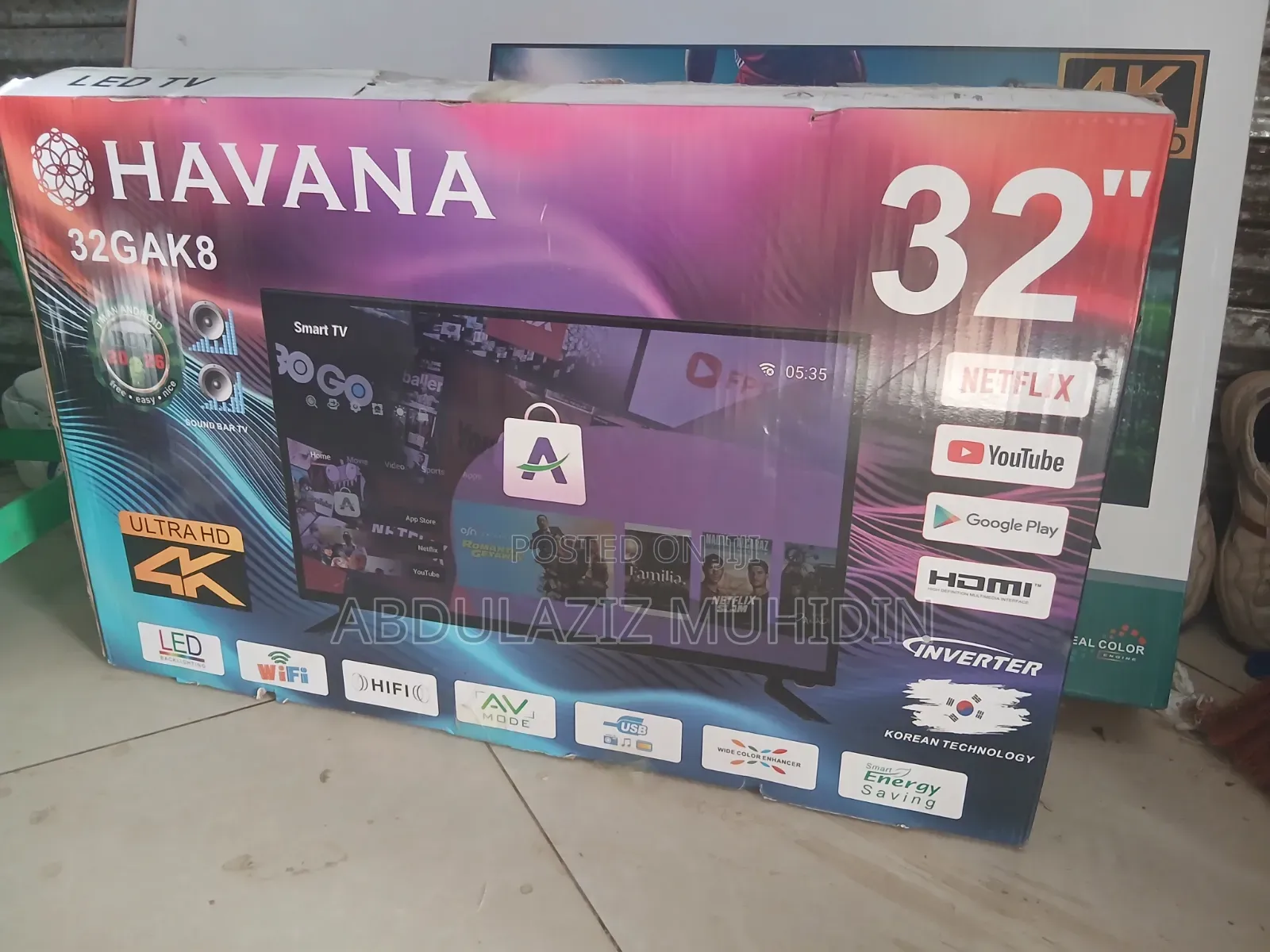HAVANA 32inche Framless Smart TV