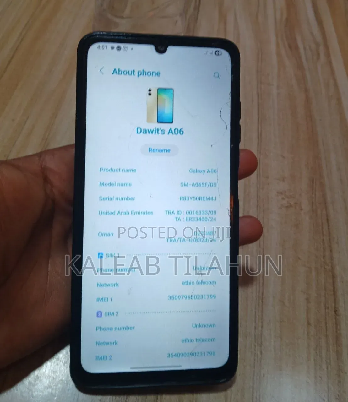 Samsung Galaxy A06 128 GB White