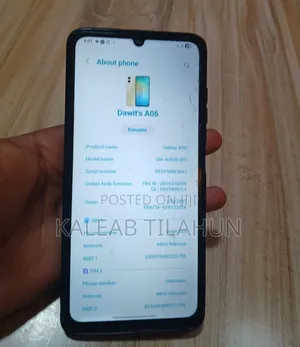 Samsung Galaxy A06 128 GB White