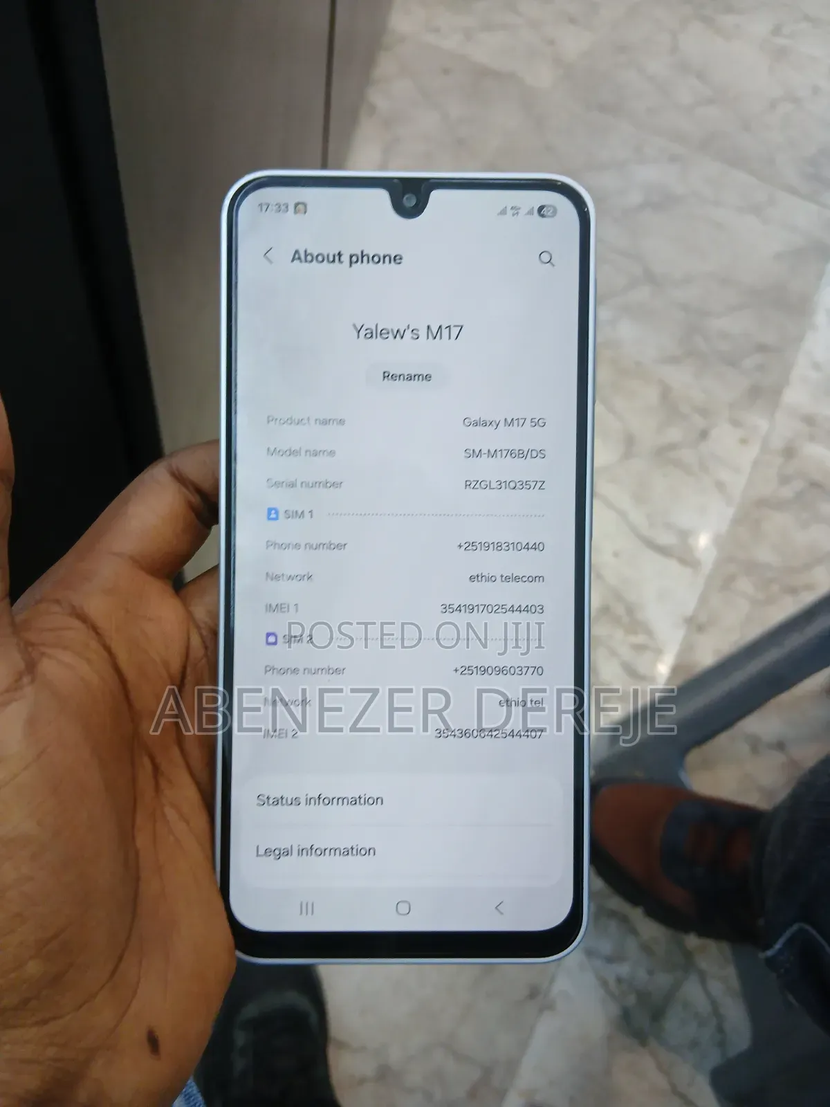 Samsung Galaxy M17 5G 128 GB White