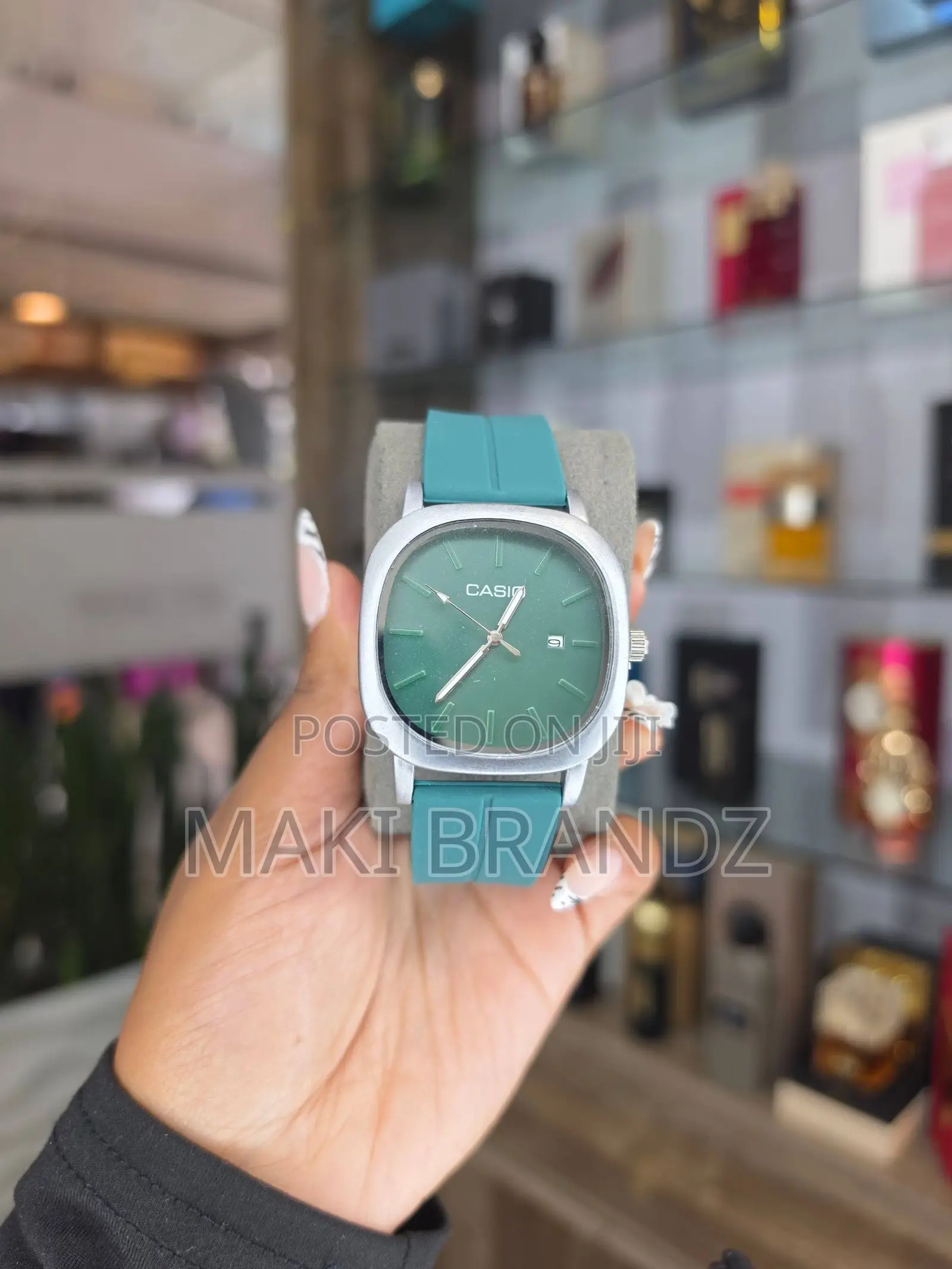 Casio Silicon Strap Watch