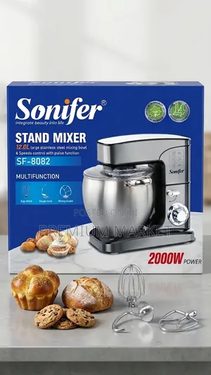 Dough Mixer Sonifer 12liter Heavy Duty SF-8082 ሶኒፈር የሊጥ ማቡኪያ