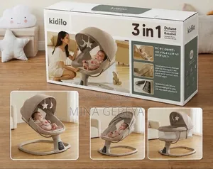 Kidilo 3-in-1 Deluxe Swing & Bassinet!
