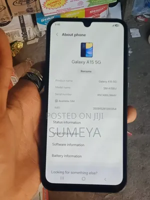 New Samsung Galaxy A15 5G 128 GB Black