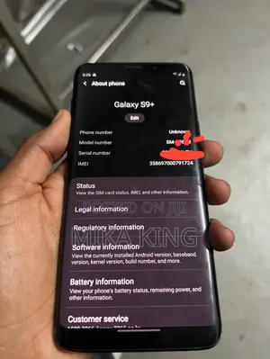 Samsung Galaxy S9 Plus 64 GB Black