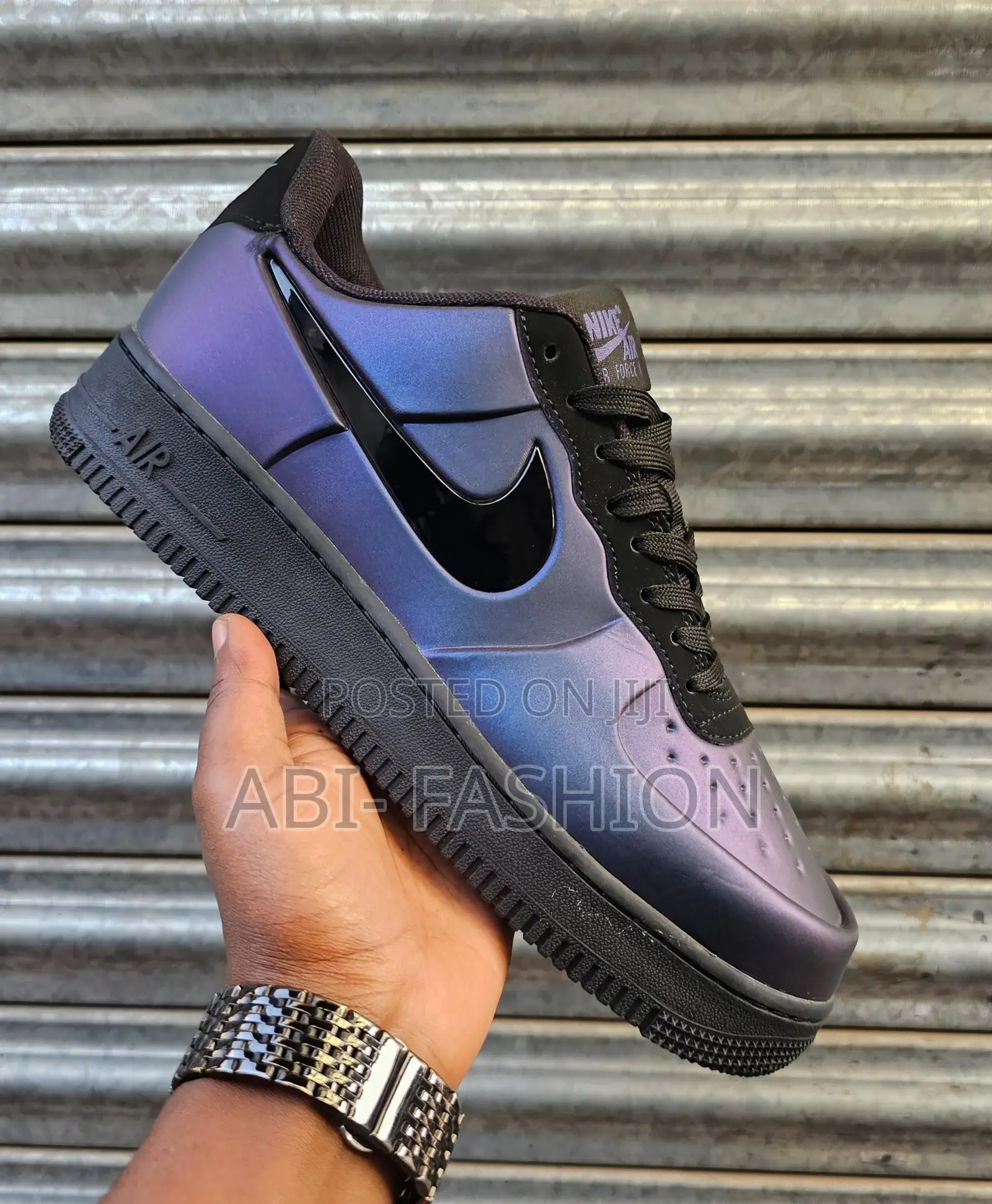 Nike Air F1 Shiny Blue Patent | New Arrival | Size 40, 41, 42, 43, 44