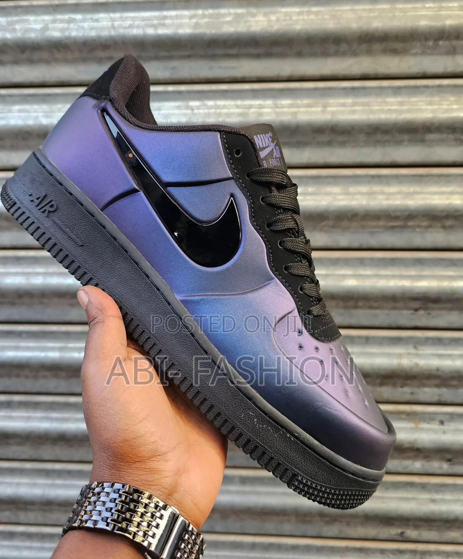 Nike Air F1 Shiny Blue Patent | New Arrival | Size 40, 41, 42, 43, 44