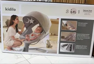 Kidilo 3-in-1 Deluxe Swing & Bassinet!