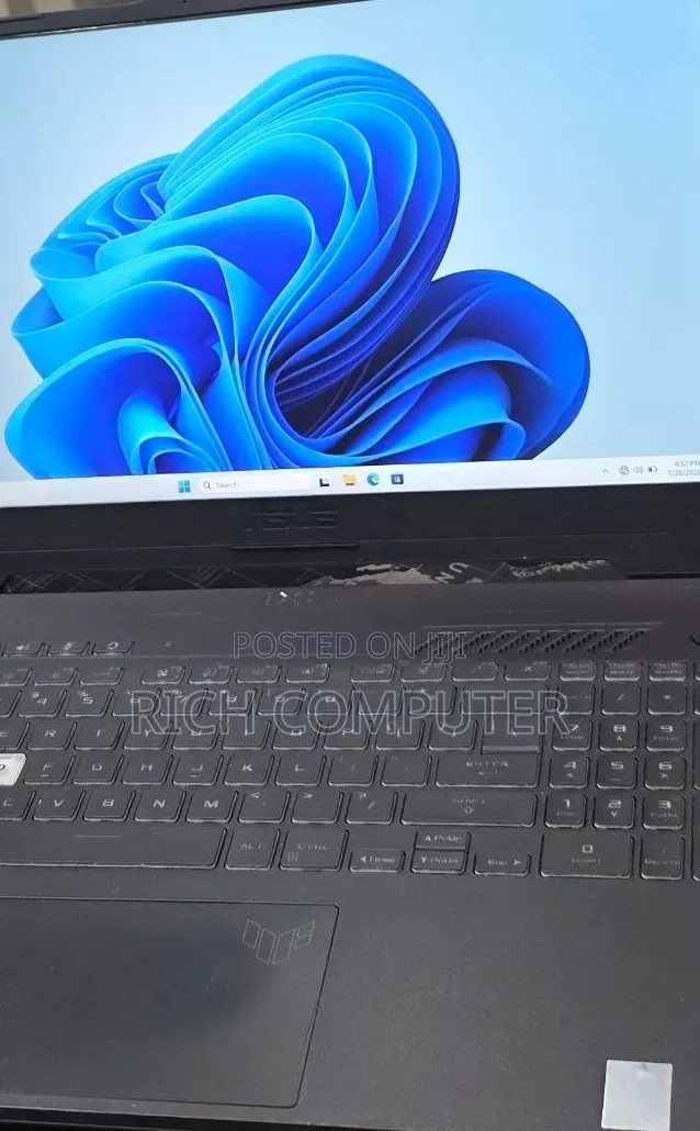 New Laptop Asus TUF Dash F15 16GB Intel Core i7 SSD 512GB