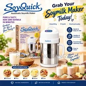 Grab Your Soymilk Maker Today! ( Almond,Rice,Oat, Butter and Raw)