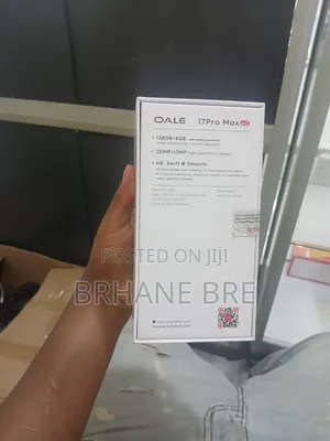 New Oale 17Pro Max 128 GB Black