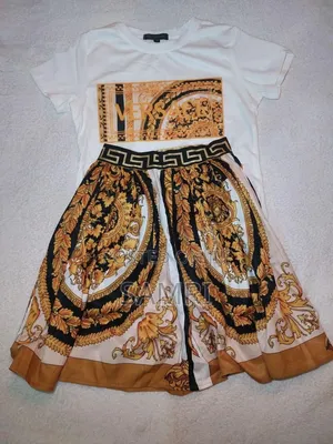 Versace Skirt and T-Shirt Set