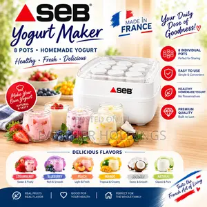 Made in France Seb Yogurt Maker 8 Pots Homemade Yogurt |