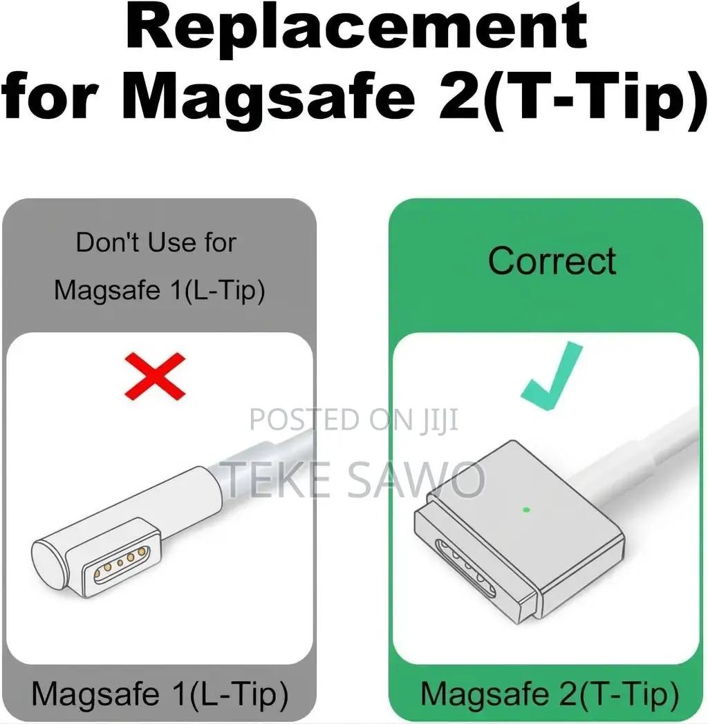 USB C to Magsafe 2 T-Tip Adapter for 2013-2015 MacBook Pro/Air
