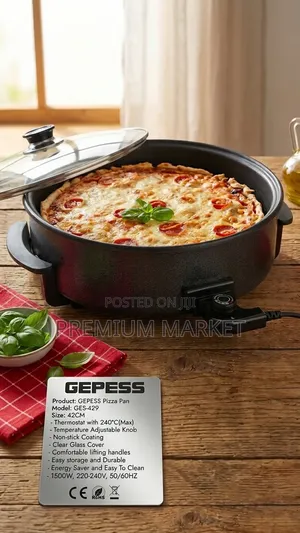 Pizza Pan Gepess 42cm ጂፓስ ፒዛ ፓን