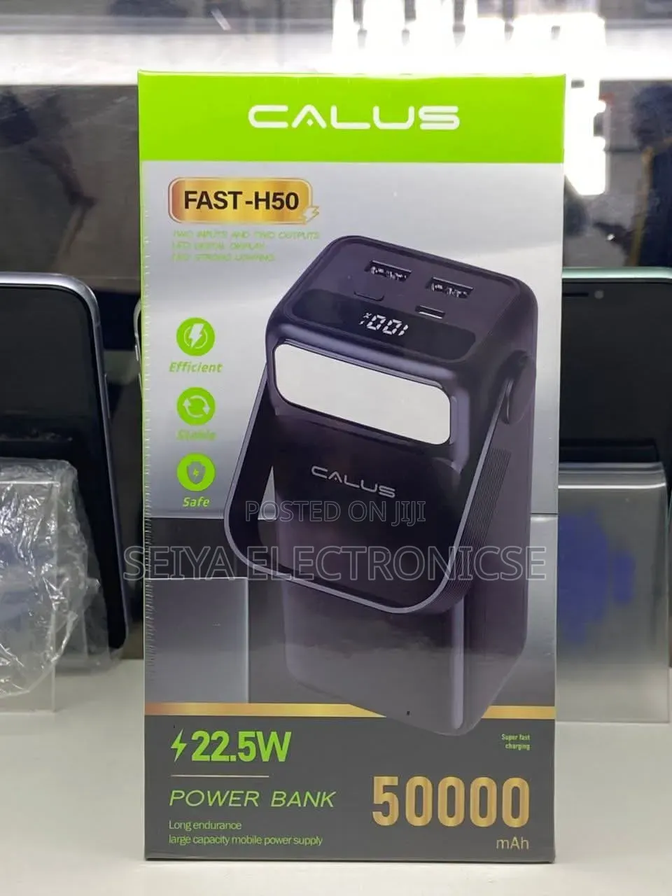  at Calus 50,000mAh Power Bank – 22.5W Super Fast Charging (Brand New)