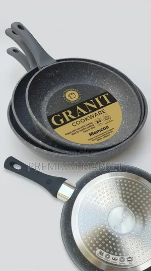 Fry Pan Momcoc 3 Set ማምኮክ ባለ 3 መጥበሻ