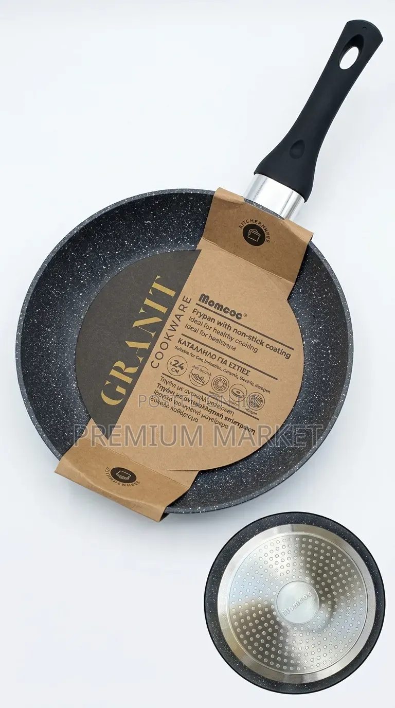 Fry Pan Momcoc 3 Set ማምኮክ ባለ 3 መጥበሻ
