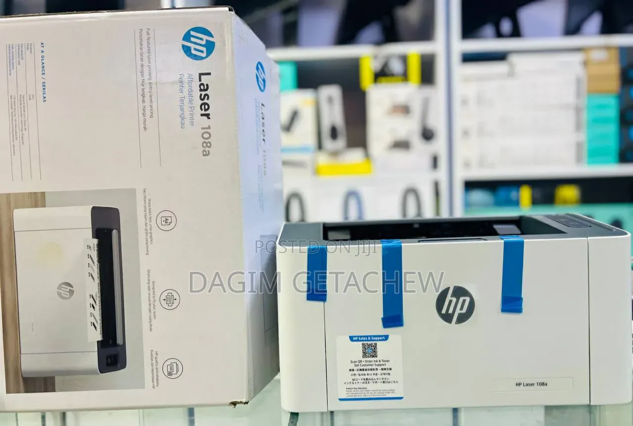 HP Laser 108a Compact Monochrome Laser Printer