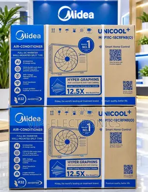 Midea Air Conditioner UNICOOL+ 18,000 BTU Full DC Inverter – R32