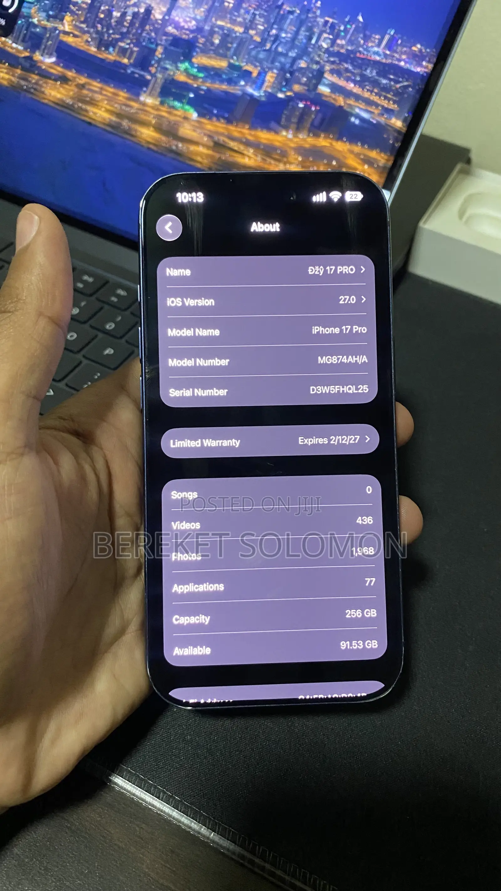 Apple iPhone 17 Pro 256 GB Blue