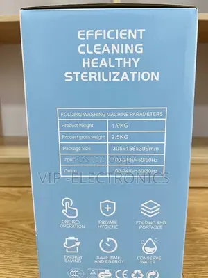 Folding Mini Washing Machine – Lightweight, Space-& Energy Saving