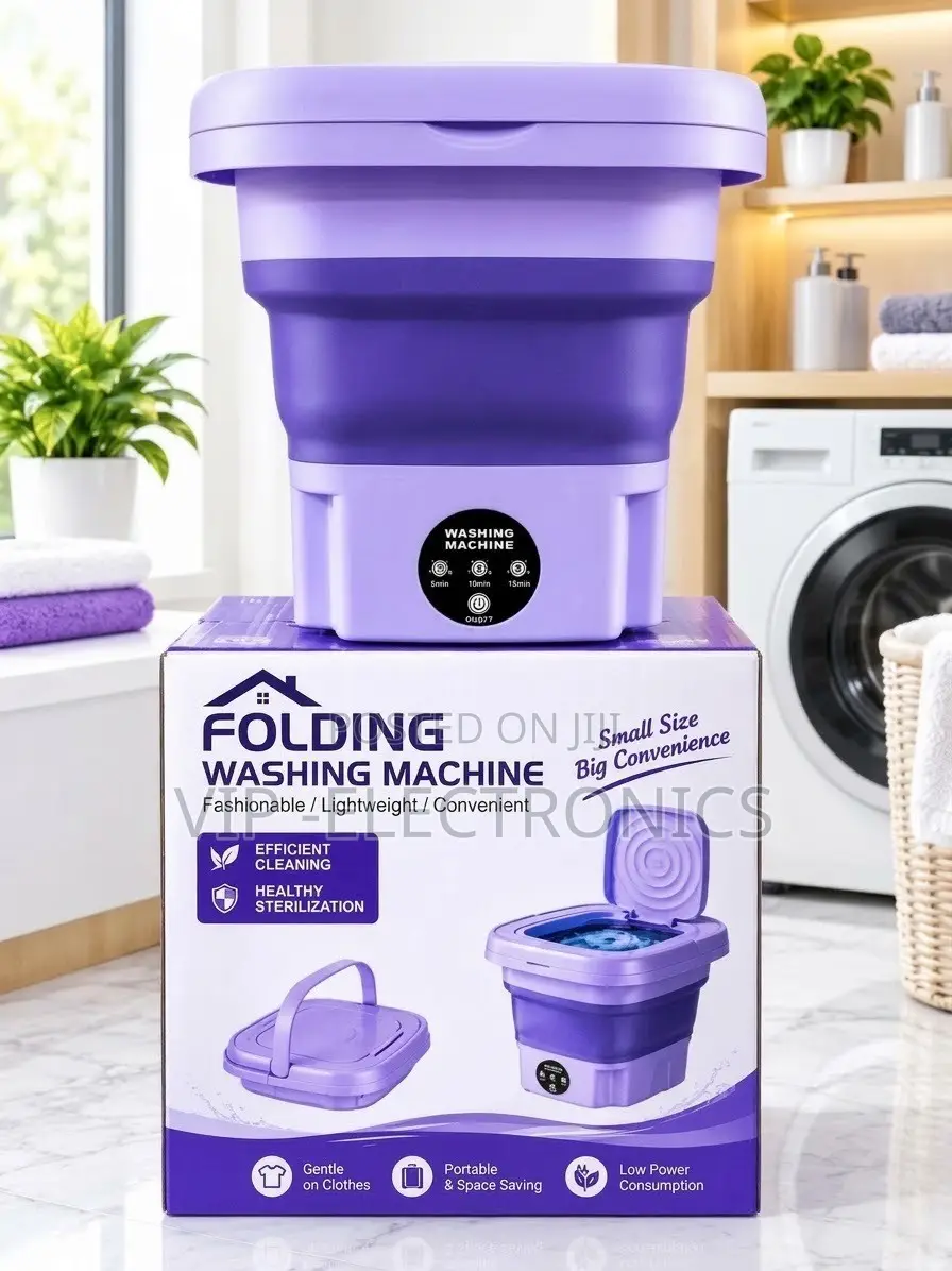 Portable Folding Mini Washing Machine. Designed for Convenience,