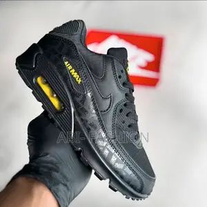 Nike Air Max 90 Black Yellow | New Arrival | Size 40, 41, 42, 43, 44