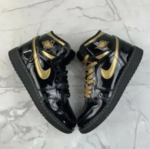 Air Jordan 1 High Black Gold | New Arrival | Size 40, 41, 42, 43, 44