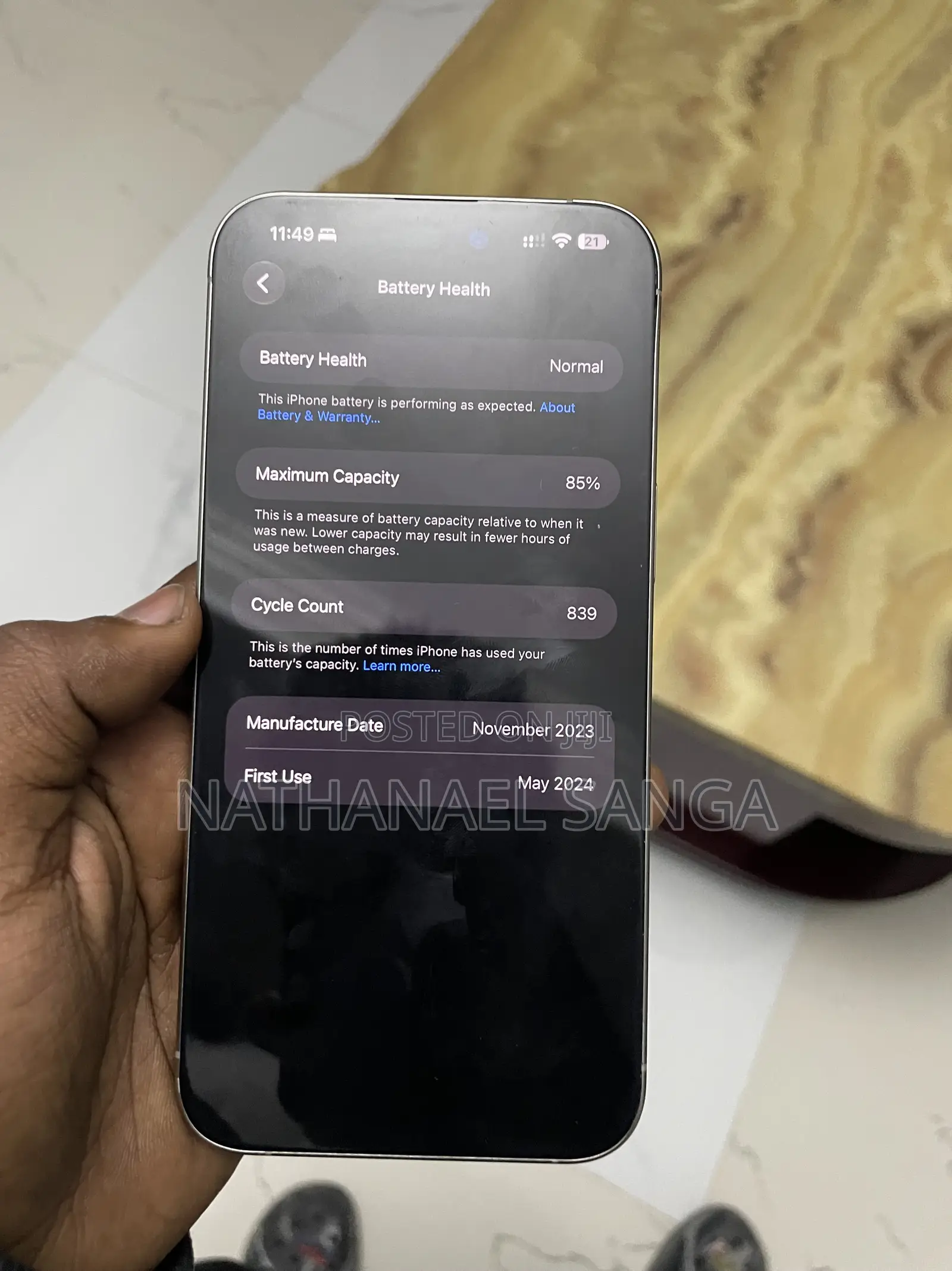 Apple iPhone 15 Pro Max 256 GB Silver