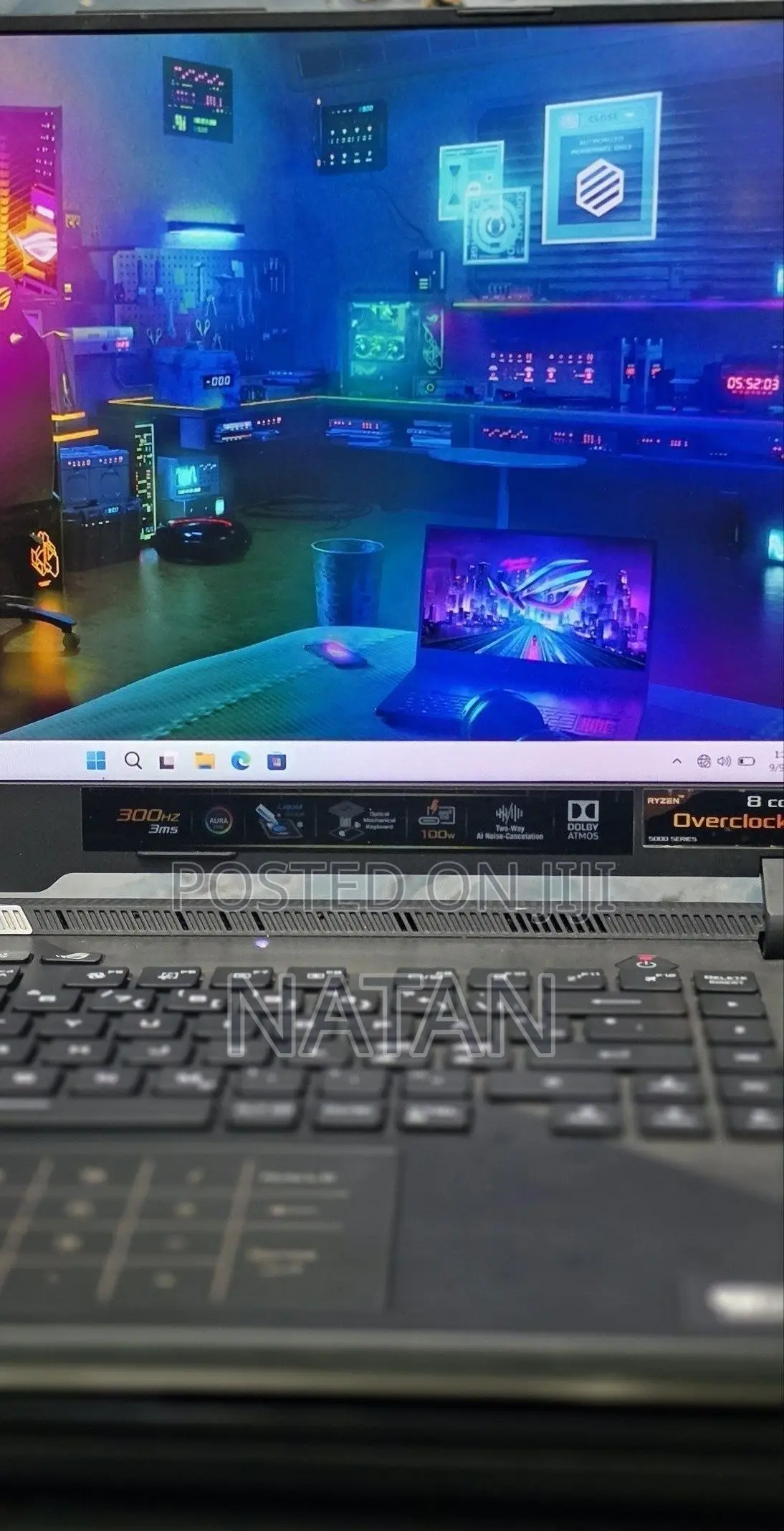 New Laptop Asus ROG Strix G16 G614 32GB AMD Ryzen 9 SSD 1T