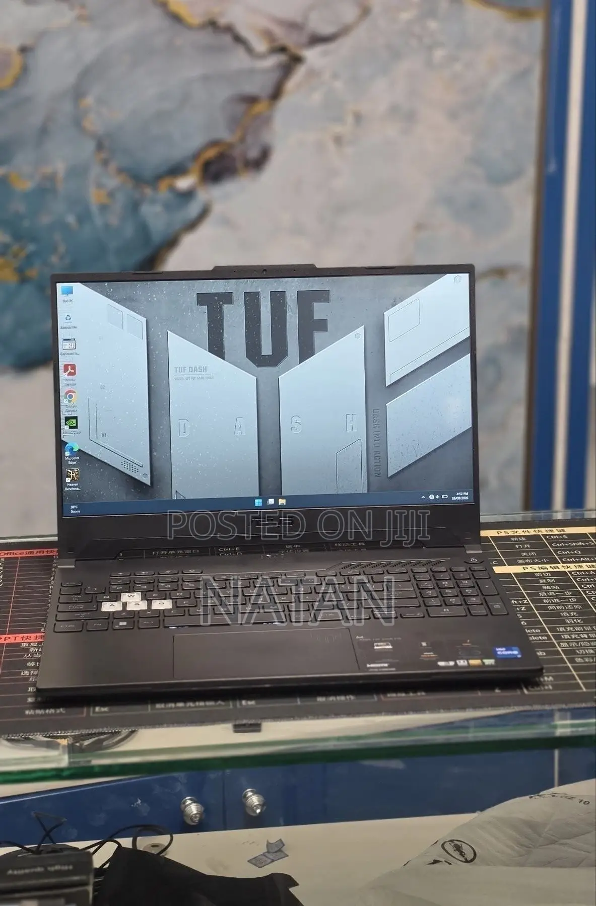 New Laptop Asus TUF Dash F15 16GB Intel Core i7 SSD 512GB