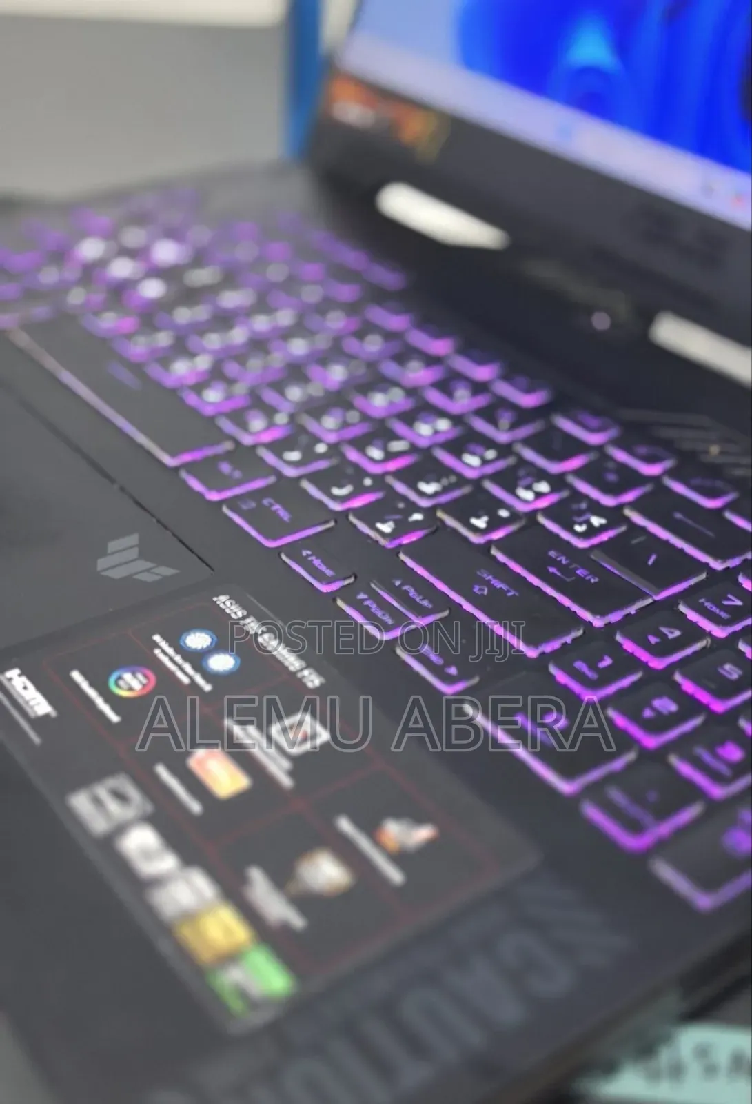 New Laptop Asus TUF Gaming F15 16GB Intel Core i7 SSD 1T