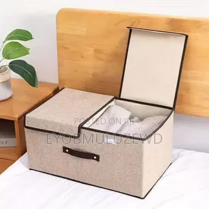 Dust Proof Foldable Storage Box የልብስ ማስቀመጫ
