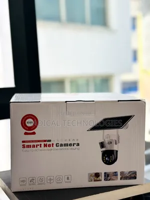 4G Solar ባለ 2 ሌንስ ያለ መብራት V380 Security Camera